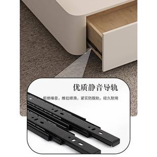 代电岩板视柜茶几773组合奶油风轻奢现简约小户型客厅家用烤漆地