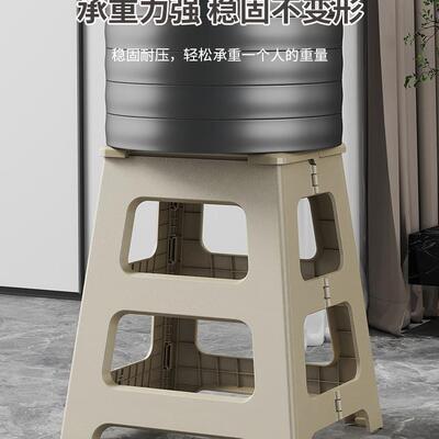 成塑HAD料折叠浴凳马子加厚扎家用餐桌椅便携式高凳室洗人澡板凳