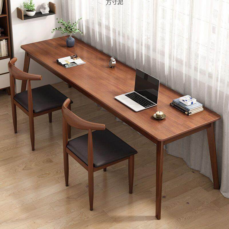 长条桌墙窄桌子长方形办公桌双子人书家用电脑桌实木靠腿工LAX桌,电子元器件市场,其它元器件,淘宝优惠券,粉丝福利购,淘宝优惠卷