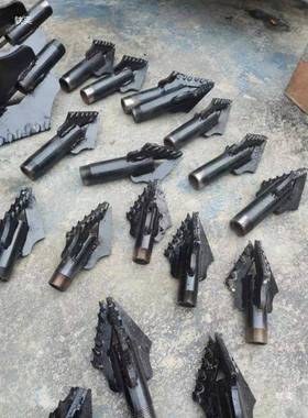 井机钻头两叶三叶五叶机金打井小打型家用CGV钻头合泥沙层钻头三