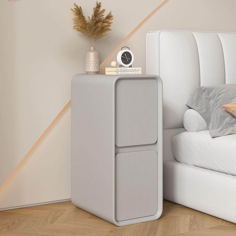 轻无品牌/奢实木床头柜奶油风简约代小型床家用卧现室超边柜20cm