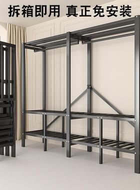 W简1TR免安装衣柜易组布装卧室家用衣柜全加厚F77558S8结实耐用折