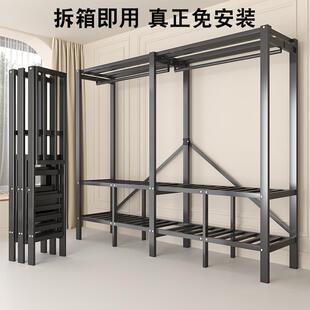 W简1TR免安装衣柜易组布装卧室家用衣柜全加厚F77558S8结实耐用折