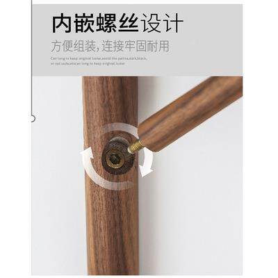 9C黑胡木壁挂树枝室玄关门后挂衣架ERU卧挂衣墙壁衣服钩架桃排钩