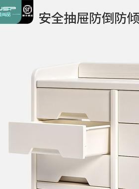 fF767JM69t升级加厚储收架纳抽屉式收纳柜客厅儿置物童宝宝衣柜家
