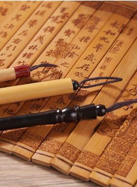 神厂家销高档毛笔天道酬勤RYU古法缠纸笔辽尾狼狼毫兼毫直小楷