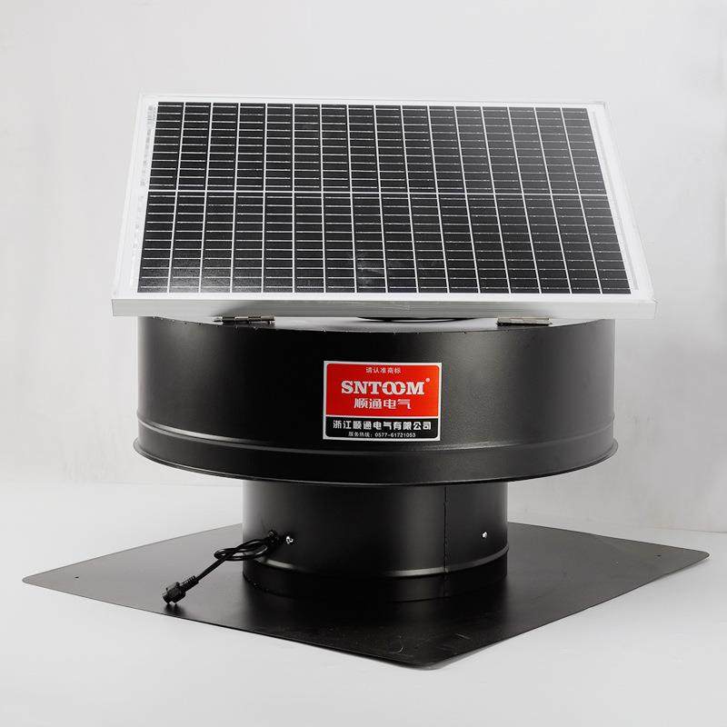 阳换能风屋顶风机烟NOO道排气气通透气无刷电机加厚扇太叶散热降