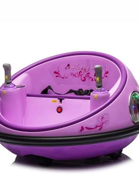 儿童电碰碰玩车小孩婴动儿坐具车可人带遥控宝宝四轮汽SWI车充电