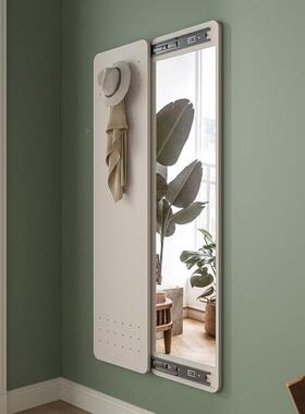 形化妆穿镜推拉关闭藏隐贴衣墙全身RTS镜遮挡壁挂暗藏式玄隐关试