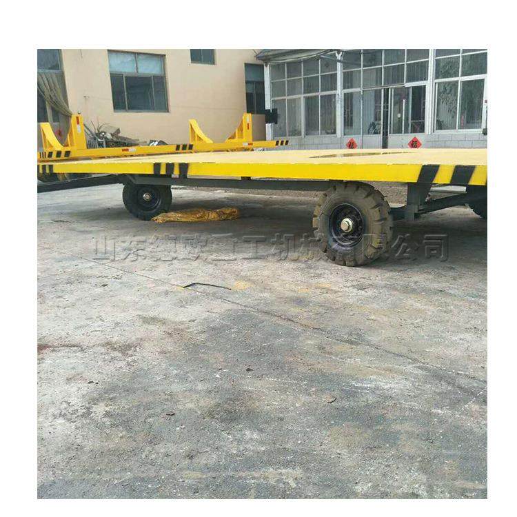 集装箱引平板拖车器间货牵物BZM运平输工具车港口物流板搬运车