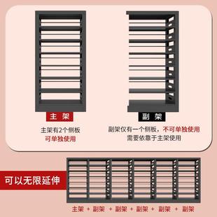 家用落地书架铁儿绘本架客书本纳厅置物架阅收IMW读架童组合钢制