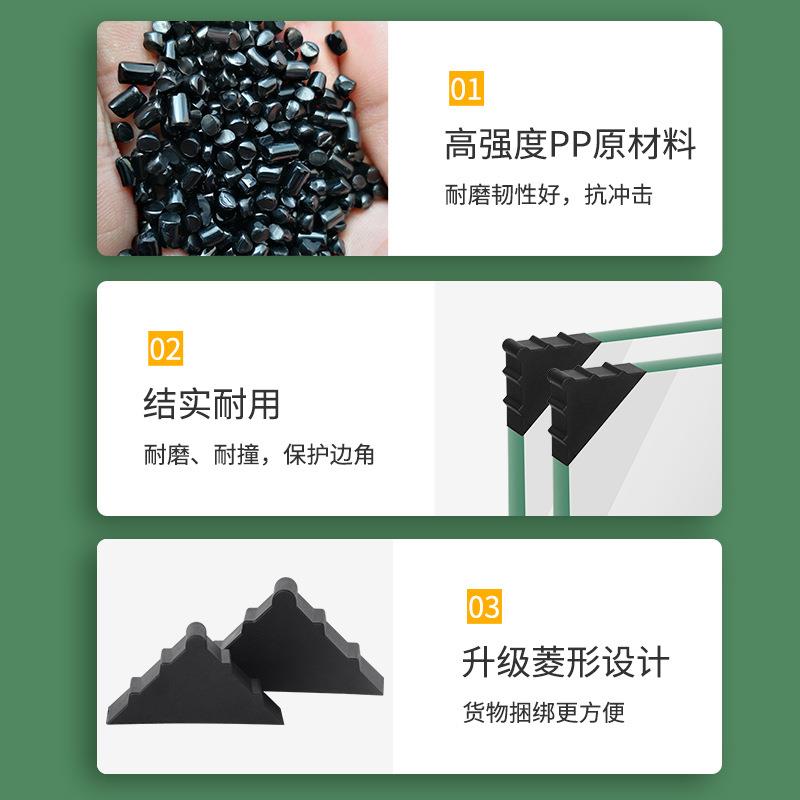 厂家直供现货玻璃护角门塑料包角镜子三角塑胶护角茶几画框保护角