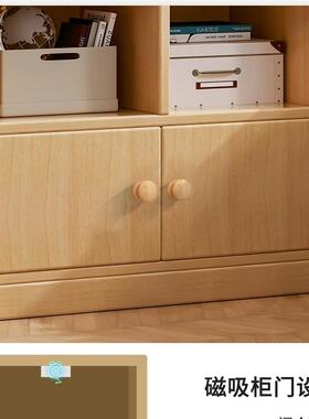 书架落地置物架木多层客厅靠墙柜储收物柜学子生DFL纳家用儿童实