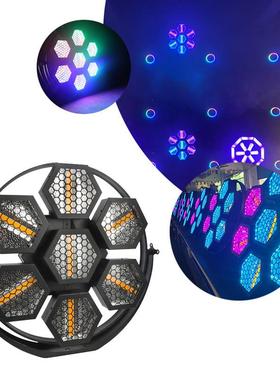 舞台景灯复古爆背闪灯7全7颗复古彩酒清吧Liv吧ehouse七彩跑马效