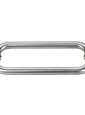 浴2室浴房304不淋锈钢推拉玻璃门长手加粗Φ5圆管DH701B-3拉双边