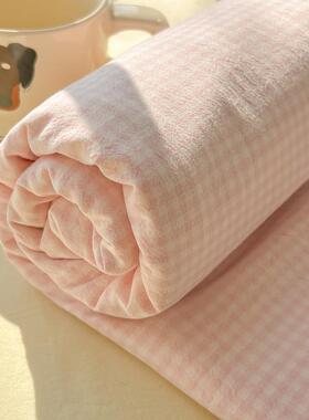 母婴100水WPD类洗棉床单A件裸睡学生宿舍被单单人枕头套三件套