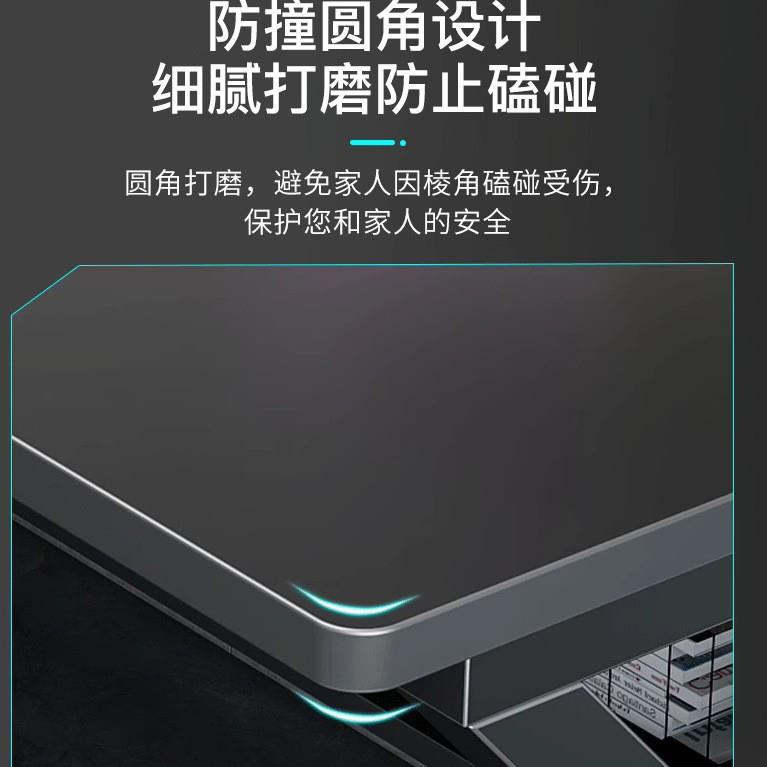 电脑桌台式电竞桌椅一套简易办公桌家用学生学习书桌书架一体桌子