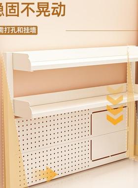 桌面置物架学生学习桌书多收纳JEE上架子电脑办公桌层网红洞洞板