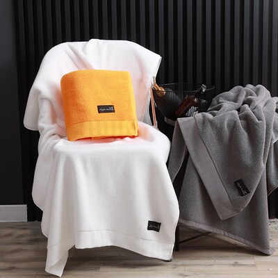80*160纯棉浴巾780克全棉A类酒店浴巾加大加厚柔软吸水礼品