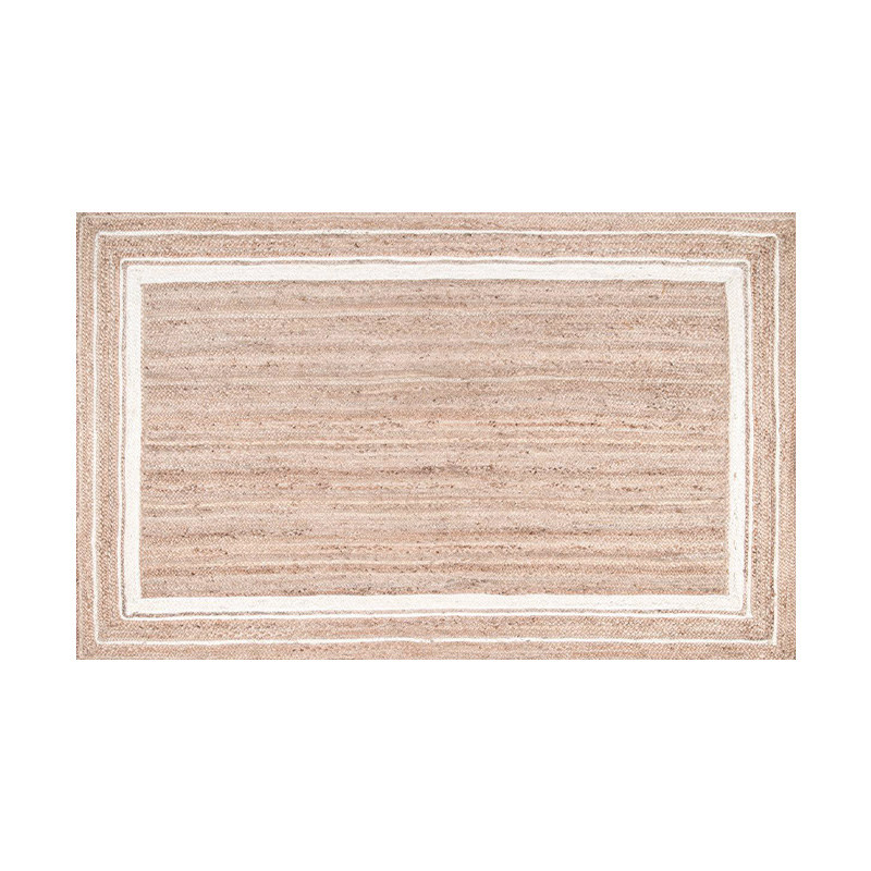 手工编织黄麻地毯客厅圆形茶几沙发阳台卧室床边毯榻榻米地垫定制