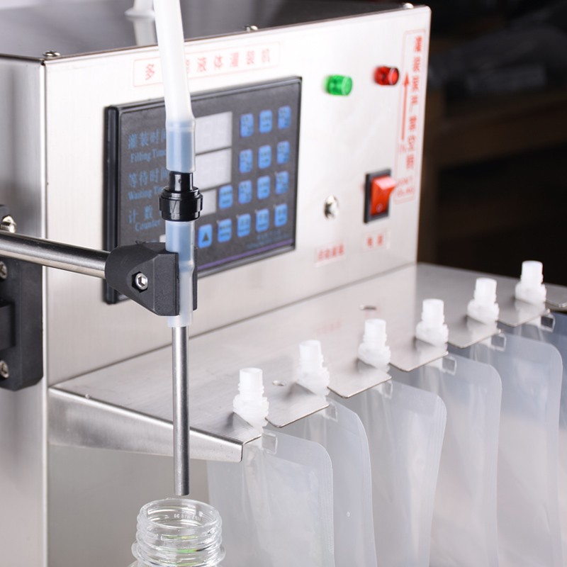 冠驰数控自动豆浆吸嘴袋灌装机 螺蛳粉罐装机米线汤中药液自立袋