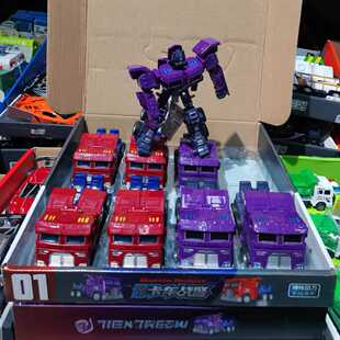 妮乐小队长变形卡车战警惯性动力手动玩具 男孩礼品机构商超