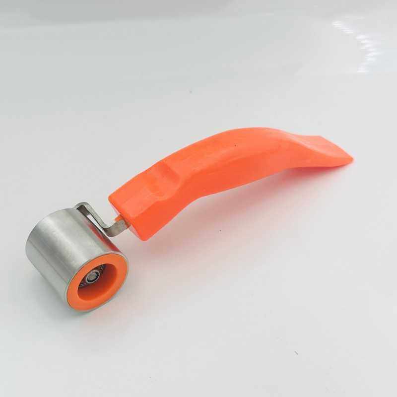 专业贴墙纸壁纸壁布工具 韩款C型接缝不锈钢平面压轮压辊多功能