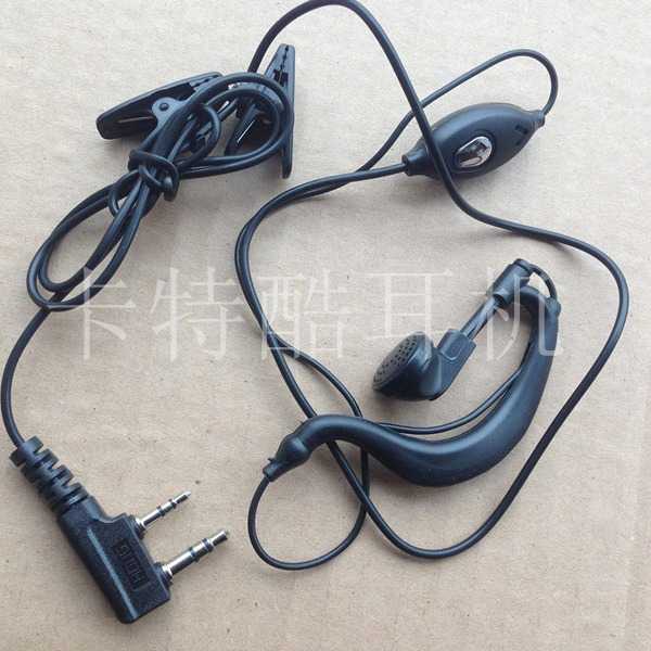 宝峰BF888S/UV-5R对讲机通用耳机耳麦 K头粗线耳机 质量好