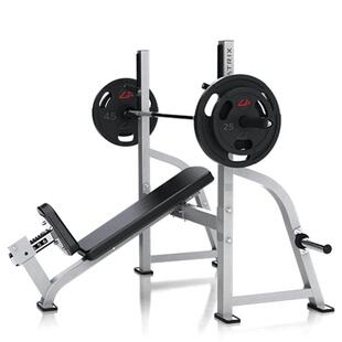 美国MATRIX上斜卧推椅G1-FW164商用健身房举重床推胸架训练器