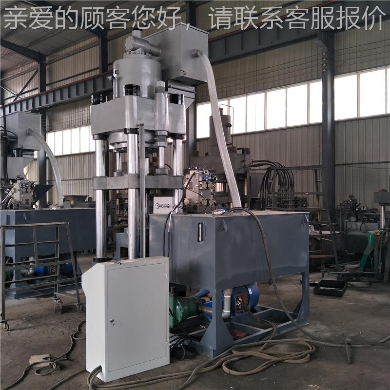 铝刨柱花压饼机海绵铁CNI成屑型液压机四立式液压金属屑高密屑饼