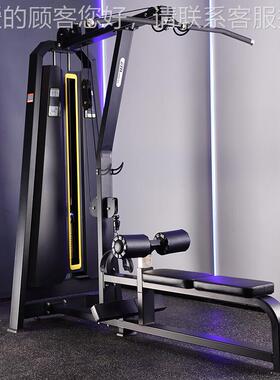 高位下拉练器高低拉一材体训机坐姿船拉46043背训划练器健身房专