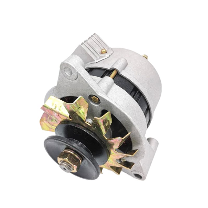 全新农用三轮车四轮拖拉机叉车12V14V永磁充电带灯发电机JF11包邮