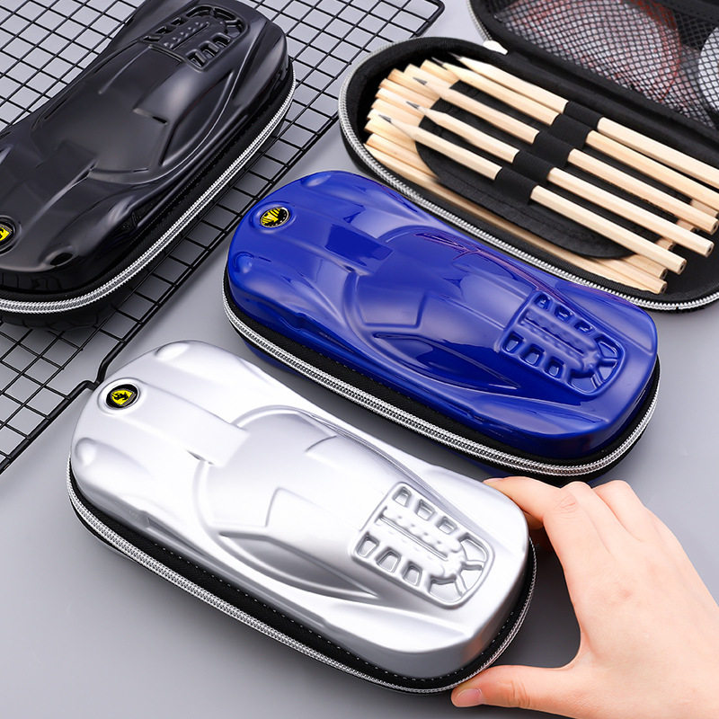 小汽车造型文具盒卡通3D跑车模型大容量铅笔袋小学生奖品礼物笔盒