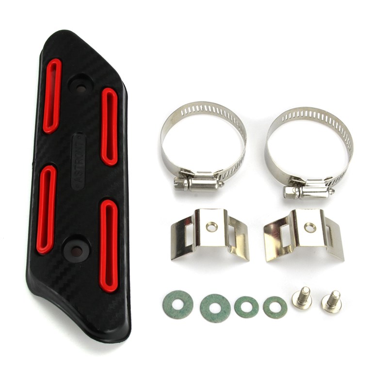 奔达金吉拉300摩托车改装排气管防烫罩隔热保护盖装饰排气罩配件