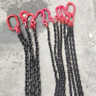 工具双钩吊单腿起重链条 厂家出售G80锰钢起重链条吊装 吊索具