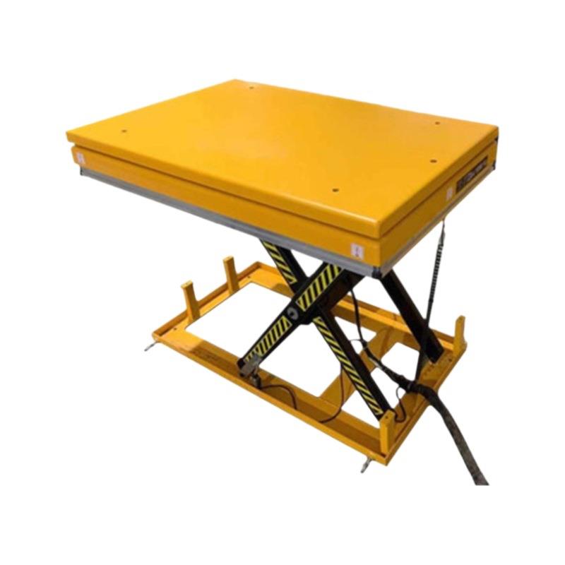 锰钢矩形管剪叉升降平台电动液压固定升降机载重电子称剪叉平台