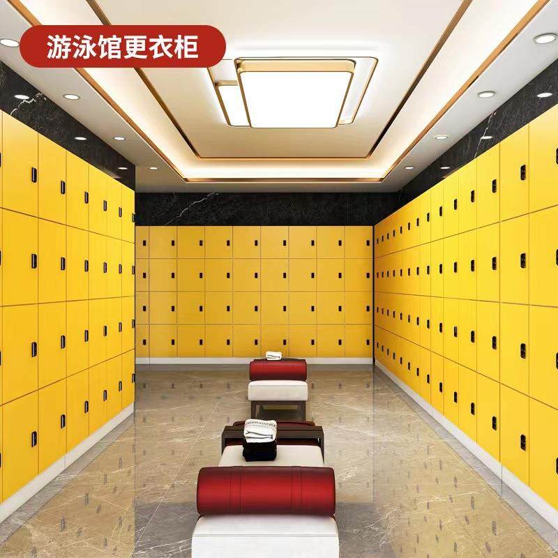 塑料更衣柜员工存包游泳馆浴室健身房pvc彩色abs学生教师书包柜