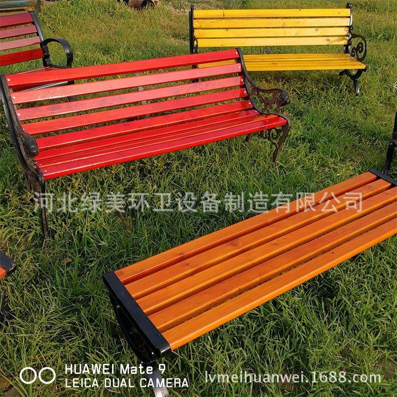 广场小区休闲椅公园长椅实木靠背椅厂家