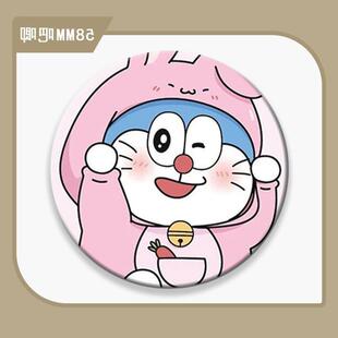 哆啦A梦机器猫吧唧徽章谷子二次元动漫周边礼物挂件胸针