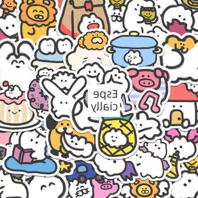 150张爆款Mok超萌可爱贴纸卡通动漫DIY手账手机壳ins风装饰贴画