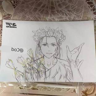 现货日谷散货 冰上的尤里 维克托花仙子明信片