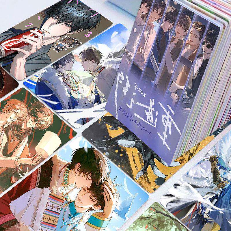 55张不重复盗墓笔记小卡拍立得LOMO卡吴邪张起灵王胖子新款珍藏