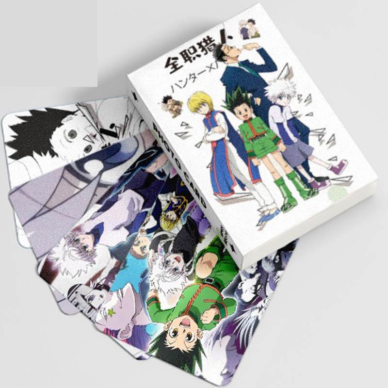 全职猎人小卡 盒装50张 57x86mm 动漫周边镭射LOMO卡片明信片闪卡