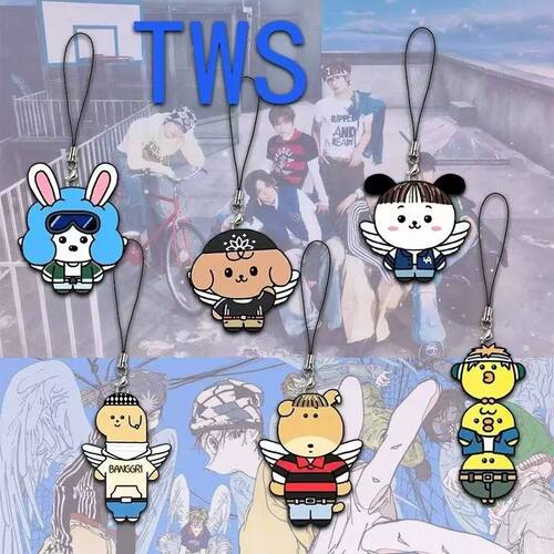 TWS男团周边联名创意手机链装饰亚克力礼品挂件便携可爱挂饰礼物
