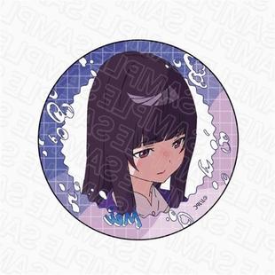 夜晚的水母不会游泳 气泡柄 全息闪吧唧- 高梨?金?阿努克?芽衣