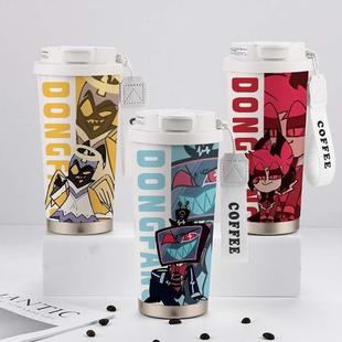 地狱客栈周边保温杯阿拉斯托亚当3V大容量水杯学生儿童不锈钢杯子