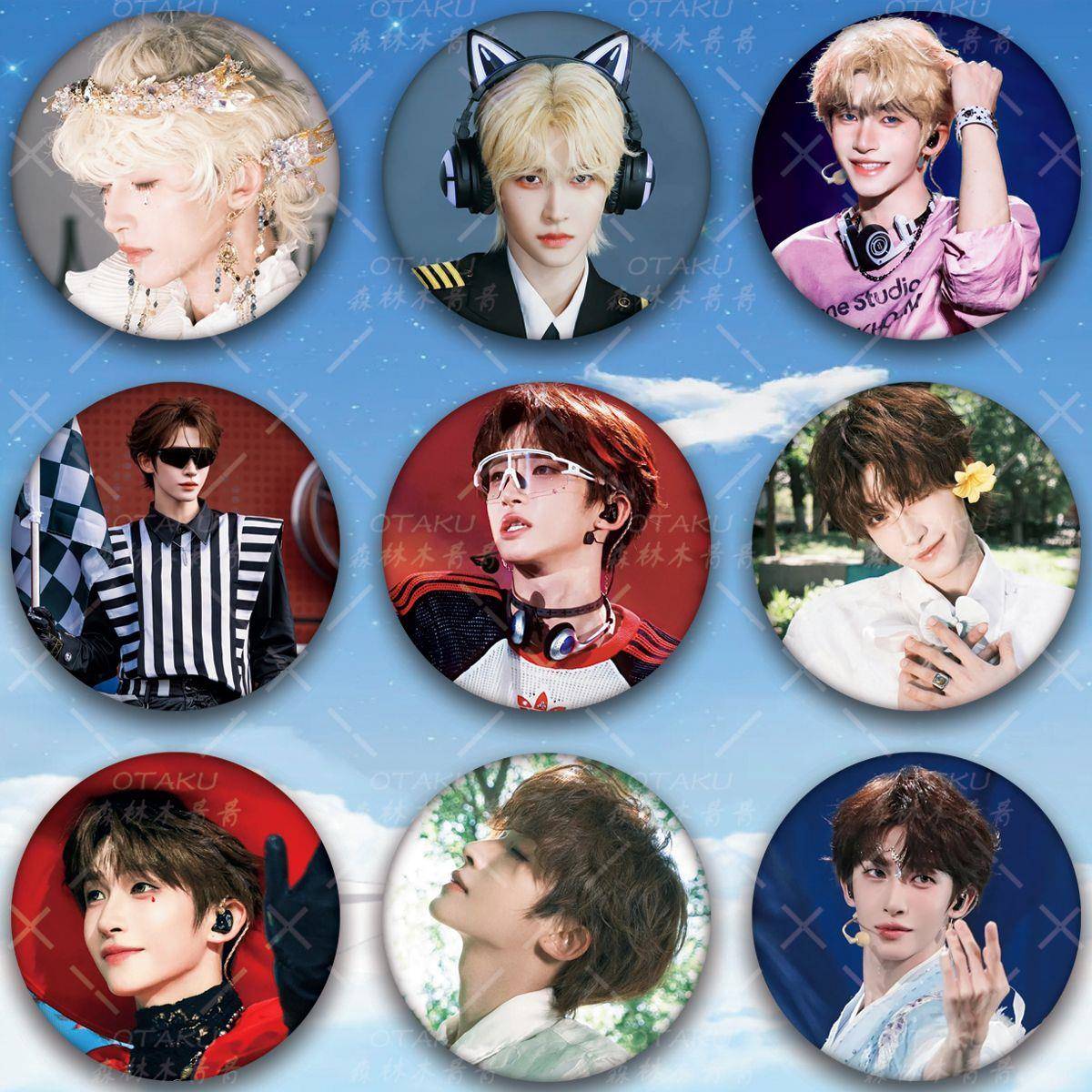 新刘宇吧唧周边徽章明星爱豆应援物料可爱diy痛包挂饰胸针58mm