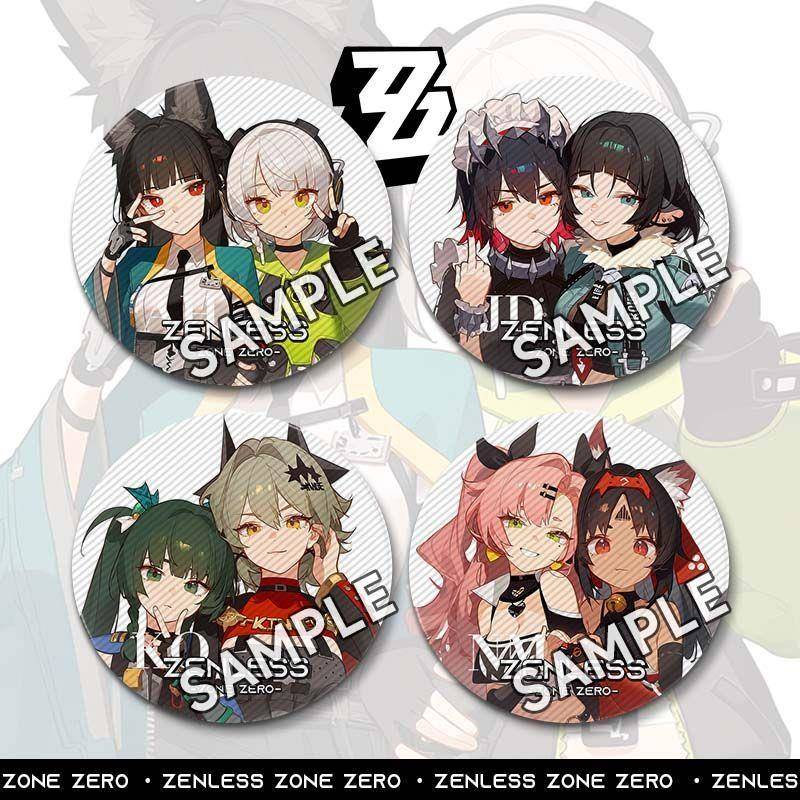 绝区零周边吧唧徽章艾莲乔简杜青衣双人主题自制痛包谷子挂件礼品