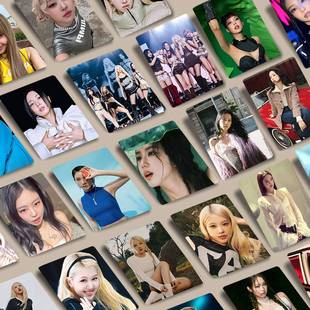 55张新款blackpink应援小卡高颜不重覆专辑卡lomo卡照片女团组合