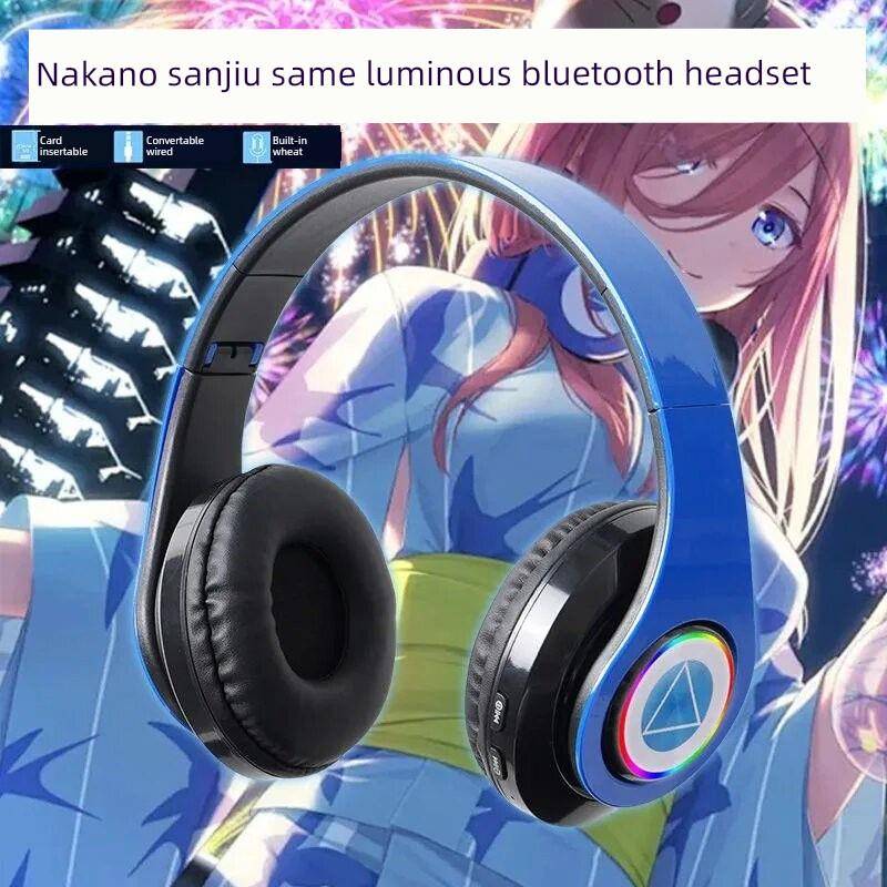 新中野三九相同的动画外围二维可折叠头戴式蓝牙耳机无线手机通用